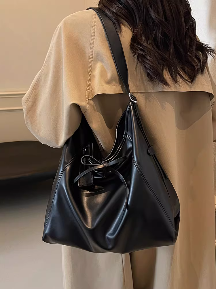 Túi đeo chéo nữ thời trang, dung tích lớn, mẫu mới thu đông 2025, đa năng, túi tote đi làm đơn giản