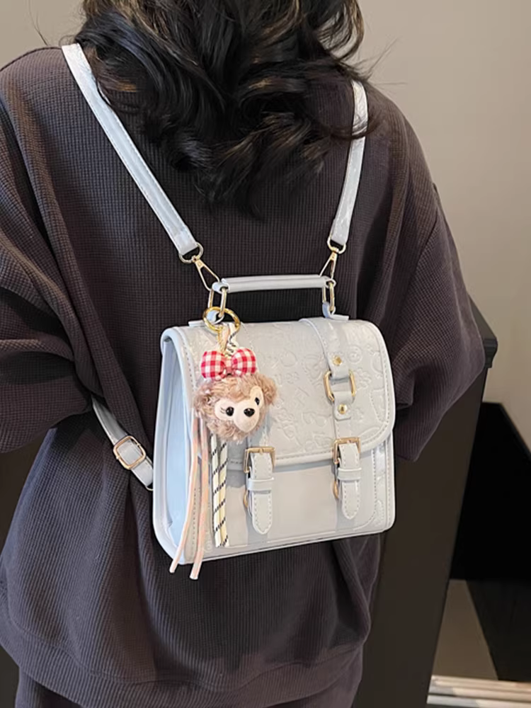 Ba lô nữ, thiết kế thời trang và độc đáo, mẫu mới 2025, phong cách Hàn Quốc, cảm giác cao cấp, ba lô du lịch nhẹ.