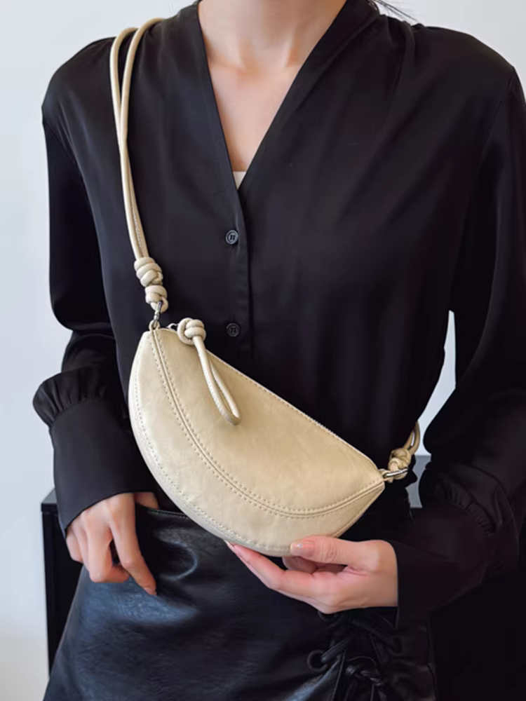 Túi xách thiết kế độc đáo dành cho nữ 2025, mẫu mới thời trang mùa hè, túi đeo chéo, túi đeo vai kiểu Hàn Quốc, túi bánh bao thời thượng