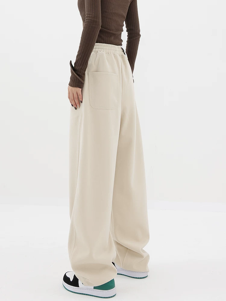 KEN STUDIO màu mơ mùa thu đông quần thể thao mới quần thể thao nữ quần ống rộng quần âu quần chuối quần ma thuật