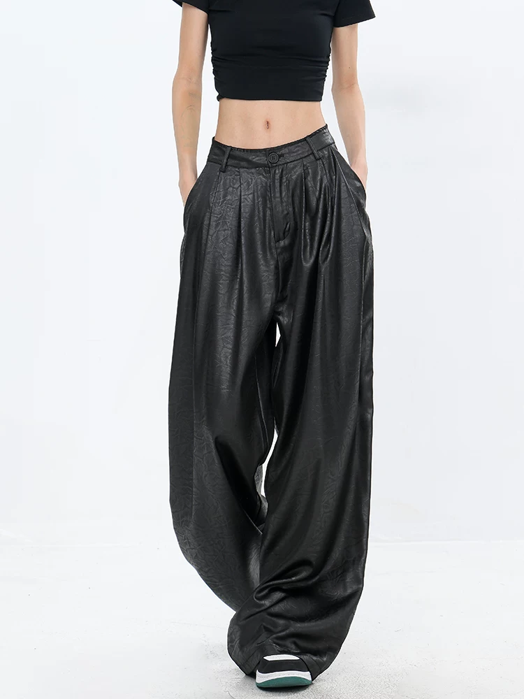 Quần thường ngày chất liệu lụa mỏng mùa hè của KEN STUDIO dành cho nữ, quần ống rộng siêu mềm, kiểu dáng thời trang, giúp thon gọn vóc dáng