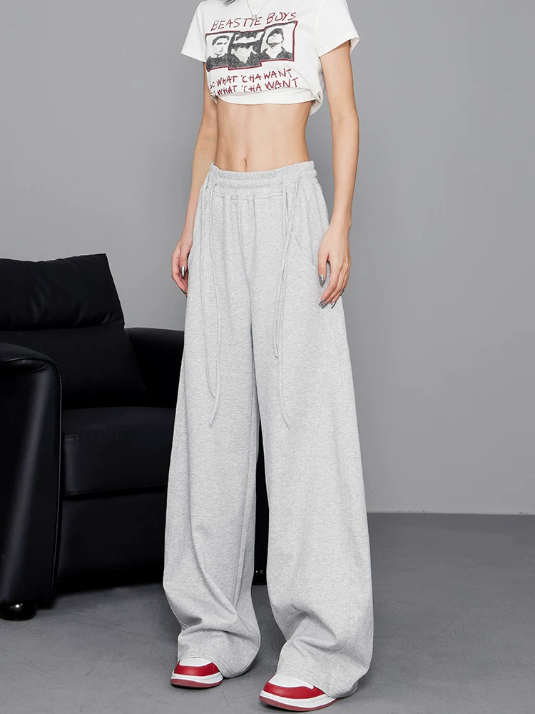 KEN STUDIO2025 Xuân Thu Phong Cách Mới Quần Dài Thun Nữ Quần Dài Thun Co Giãn Thường Ngày Quần Giảm Béo