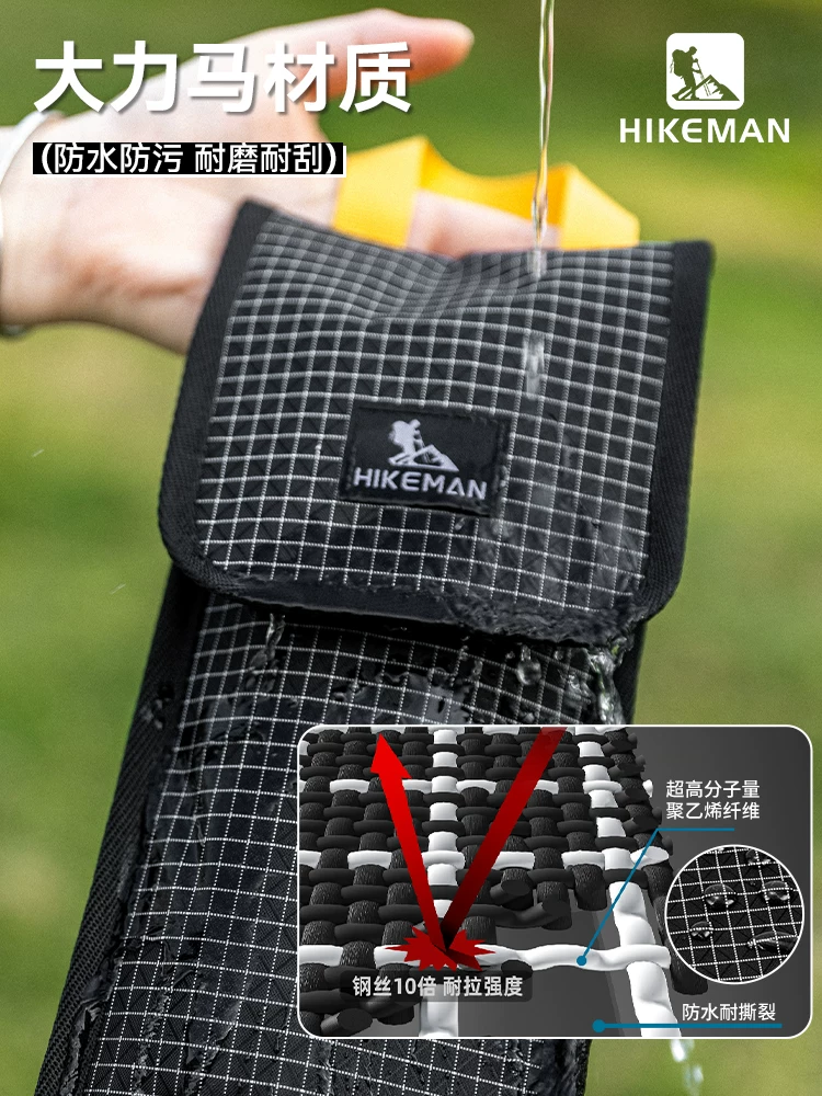 Túi đựng cọc cắm trại ngoài trời, cọc lều di động bền bỉ, cọc bạt, bộ dụng cụ búa