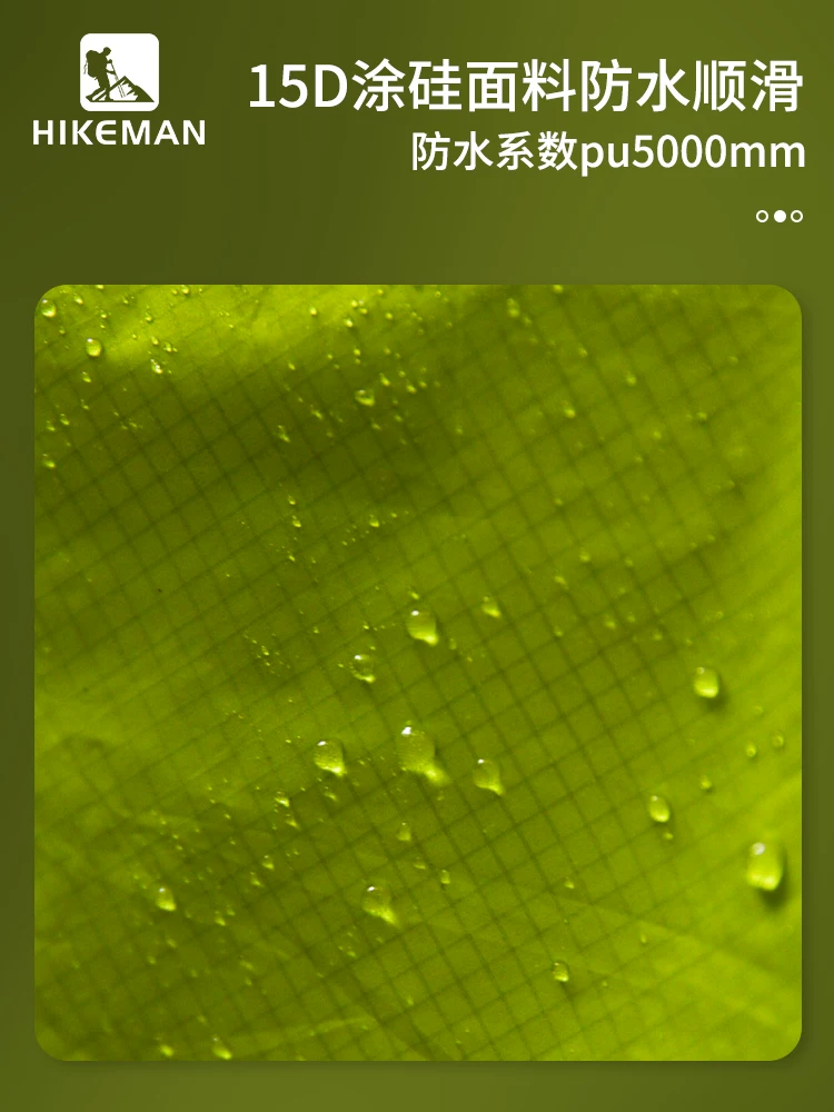 Du lịch ngoài trời siêu nhẹ di động túi đựng đồ linh tinh túi đựng đồ chống thấm nước 15D phủ silicon túi phân loại quần áo túi đựng tài liệu