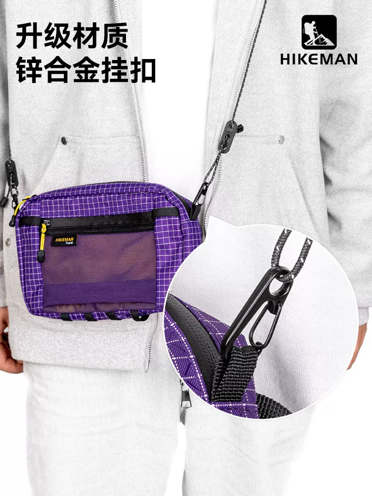 Dây đeo vai Dyneema nhẹ, balo đeo chéo ngoài trời, balo đeo vai đơn với dây đeo máy ảnh, khóa cài, dây đeo có thể điều chỉnh, dễ mang theo