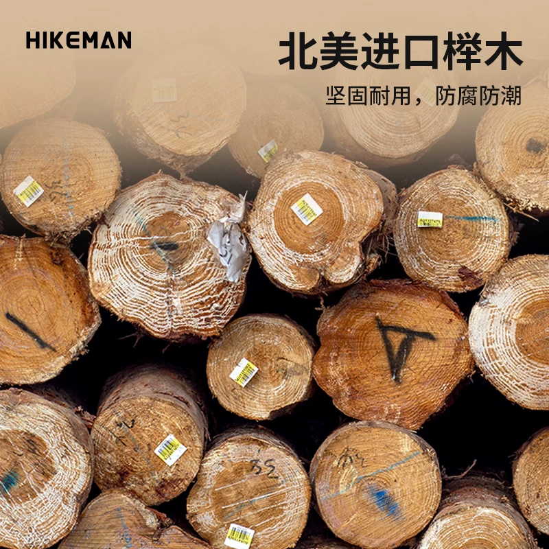 Cắm trại ngoài trời bàn gấp di động bàn dã ngoại nướng thịt tự lái tour gỗ sồi bàn inox bàn lưu trữ gia đình