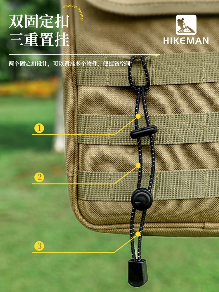 Khóa đai đàn hồi ngoài trời, phụ kiện mở rộng ba lô, dây đeo có thể điều chỉnh, khóa đàn hồi, khóa cố định gậy leo núi