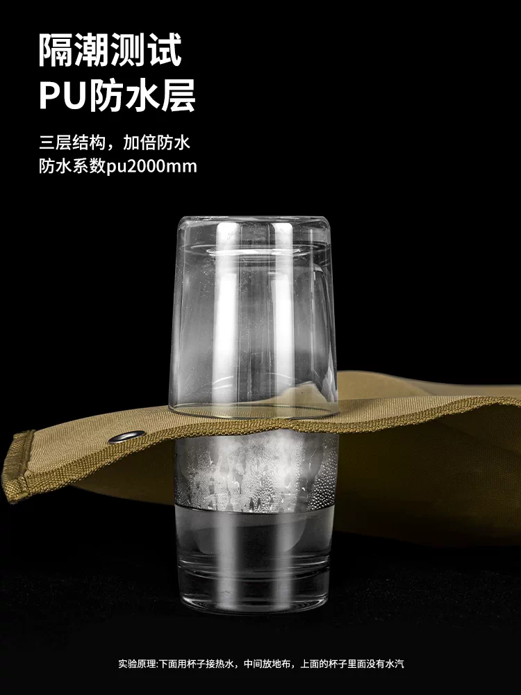 Vải lót lều ngoài trời 900D dày dặn, chất liệu Oxford, thảm dã ngoại, chống mài mòn, chống thấm nước, tấm bạt cắm trại, tấm trải đất, chống ẩm