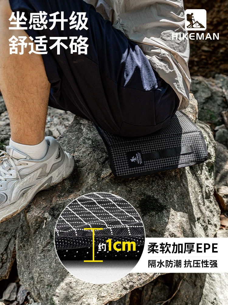 Đệm chống nước có thể gập lại ngoài trời, dày và chống mài mòn, thảm chống ẩm để đi bộ đường dài và leo núi, đệm nhỏ nhẹ và di động.