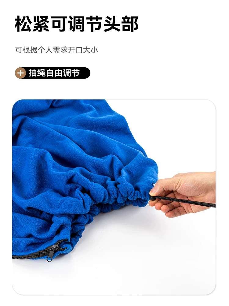 Túi ngủ bằng lông cừu kiểu phong bì ngoài trời, túi ngủ bằng lông cừu hai mặt chống bụi bẩn, chăn ngủ trưa, chăn điều hòa, chăn giữ ấm khi cắm trại mùa xuân và mùa hè.
