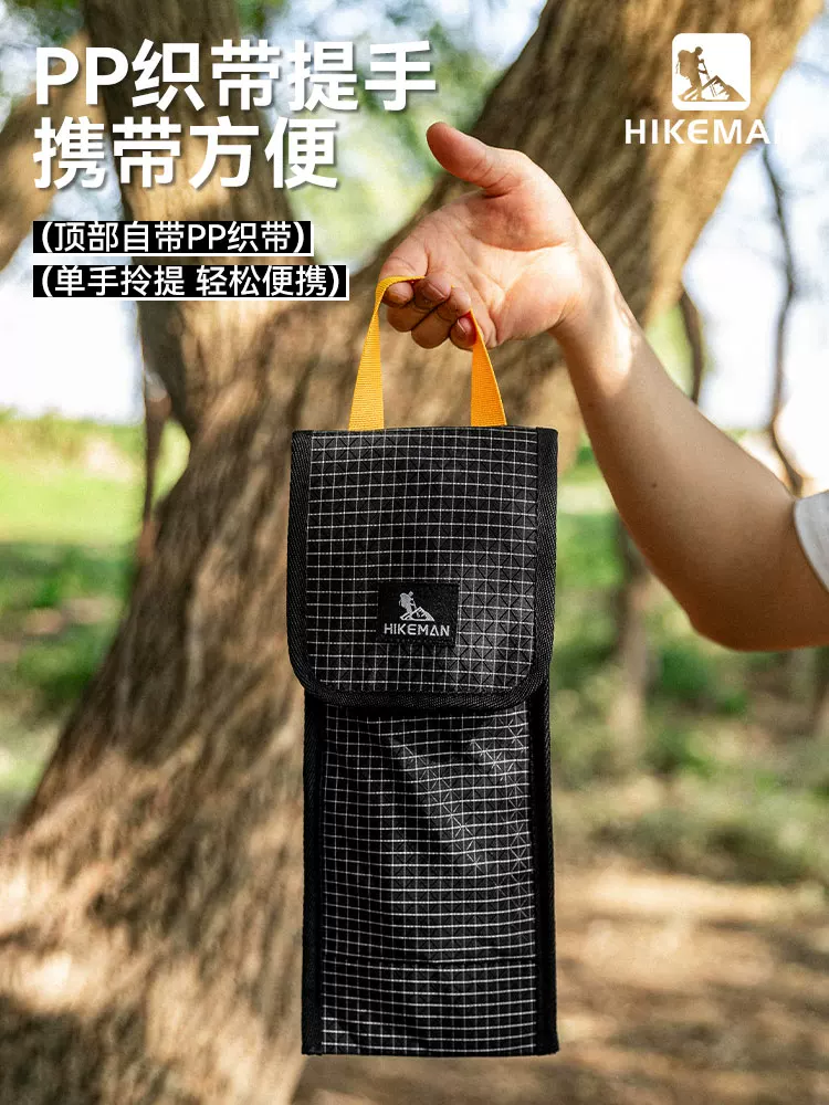 Túi đựng cọc cắm trại ngoài trời, cọc lều di động bền bỉ, cọc bạt, bộ dụng cụ búa