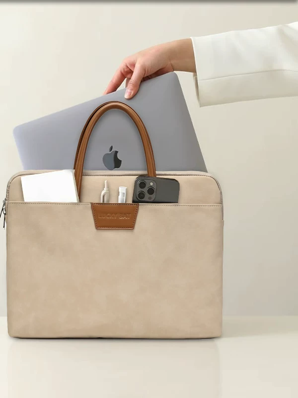 Túi đựng máy tính xách tay đeo vai dành cho doanh nhân cao cấp thích hợp cho máy tính xách tay Apple macbook air Pro13 túi xách Huawei 14inch Lenovo Air15.6 cặp đựng tài liệu dành cho nam và nữ