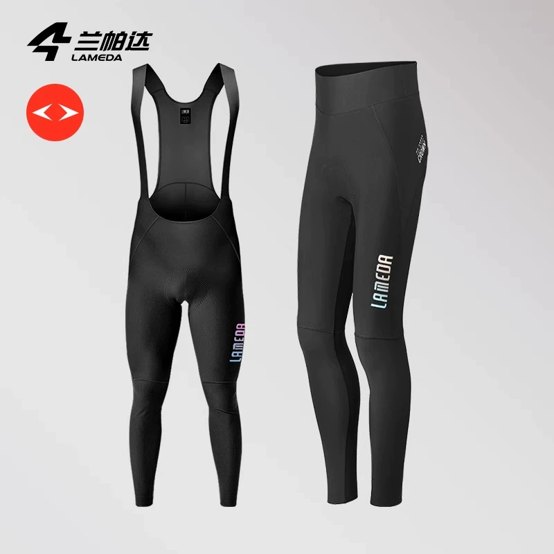 Quần đi xe đạp Lampada quần yếm nam mùa hè xuân thu độ đàn hồi cao nhanh khô xe đạp đường bộ thiết bị chuyên nghiệp