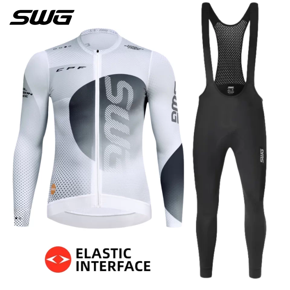 SWG Mingsheng thoáng khí đi xe đạp jersey dài tay ngắn tay nam mùa xuân và mùa thu chuyên nghiệp hàng đầu bộ xe đạp đường bộ xe đạp