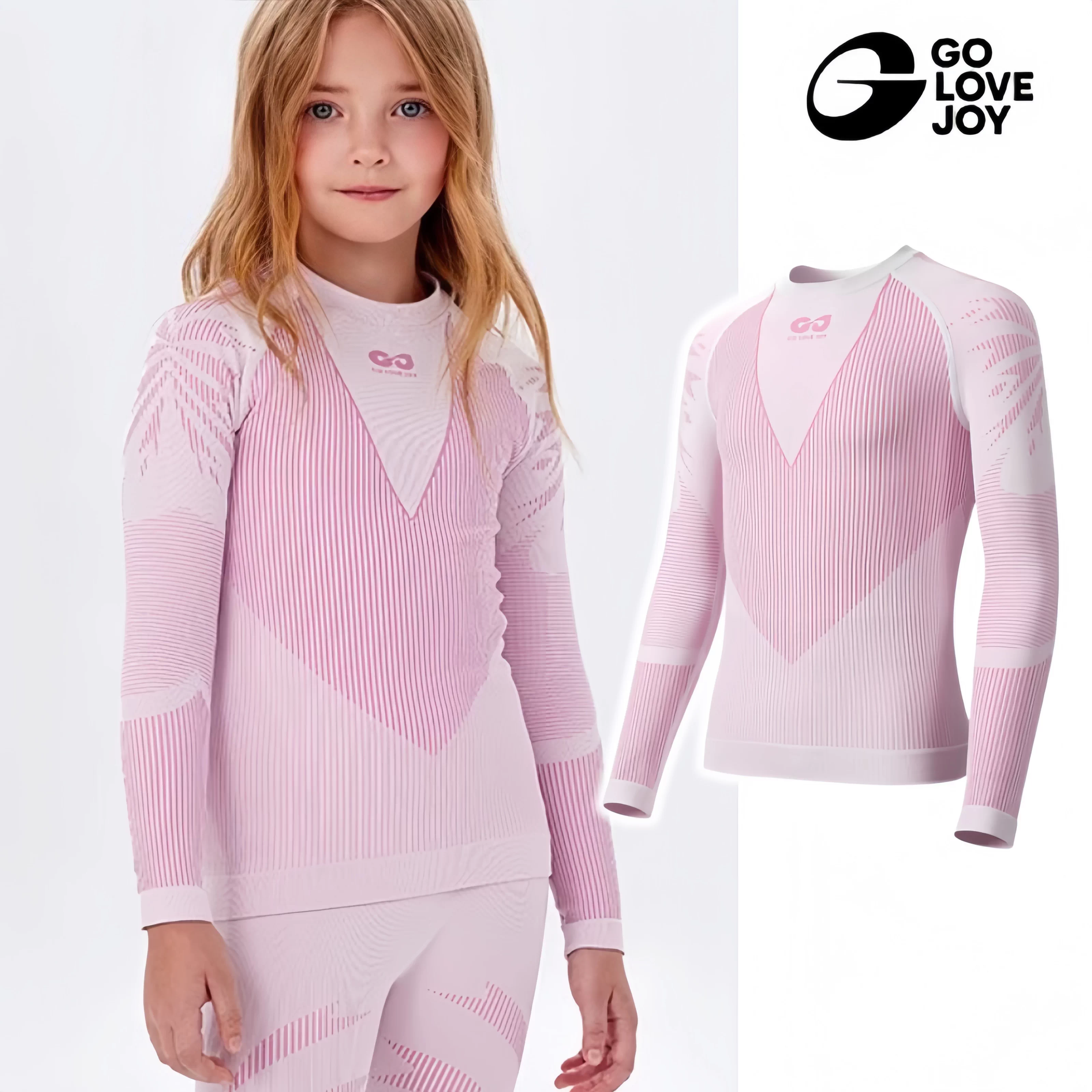 Bộ đồ thể thao nhanh khô dành cho nữ, quần áo tập thể dục mùa đông cho trẻ em, quần áo trượt tuyết, lớp lót bên trong dành cho trẻ lớn, đồ lót giữ nhiệt bó sát