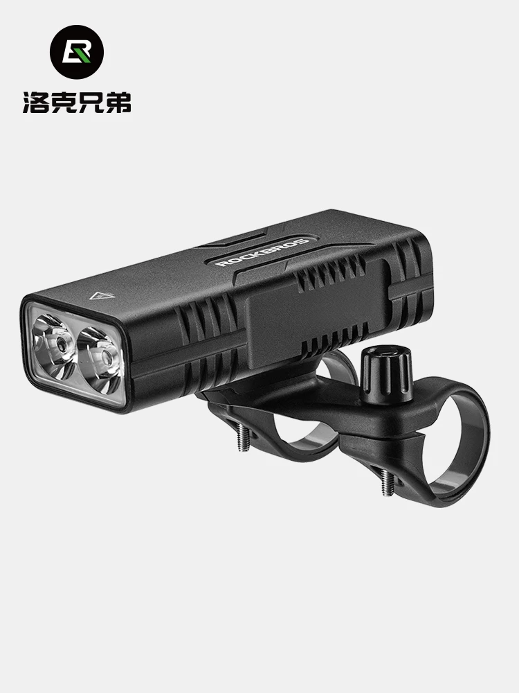 Đèn xe đạp Rock Brothers đèn pha mạnh đèn pin sạc USB đi đêm xe đạp đường núi đi xe đạp thiết bị