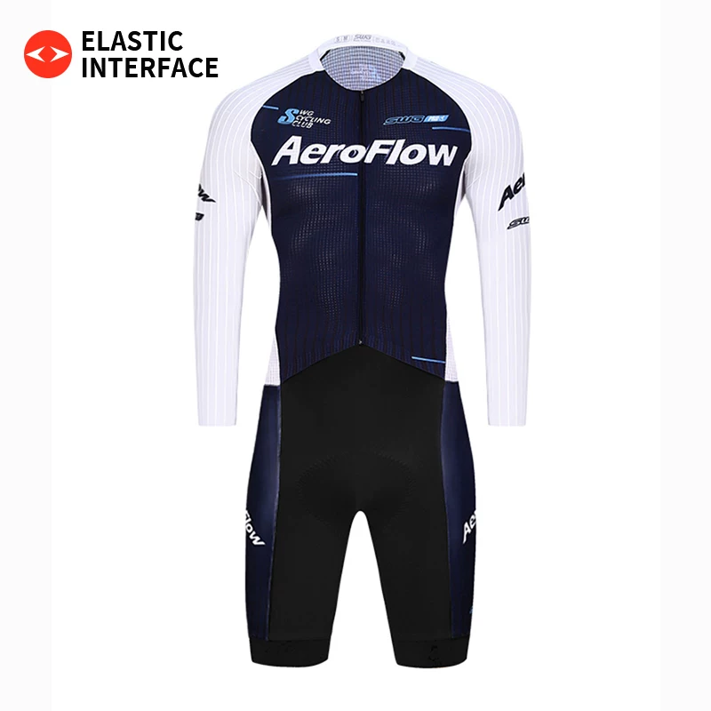 SWG Mingsheng Xuân Thu Bộ đồ đi xe đạp thời trang một mảnh Đệm mũi tên đôi Xe đạp đường núi Thiết bị đi xe đạp