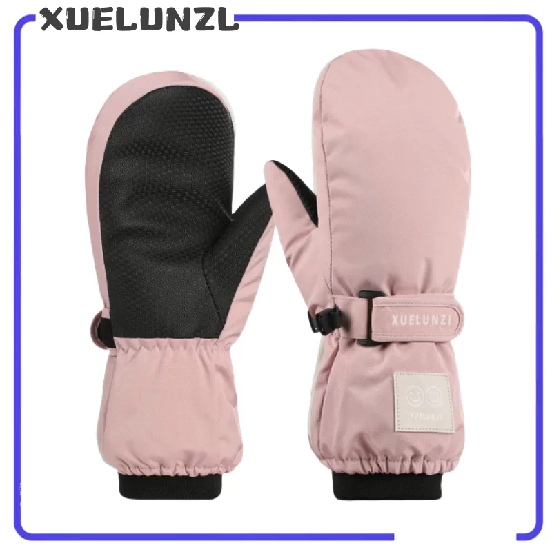 Núi Trường Bạch Du lịch Cáp Nhĩ Tân Thiết bị vùng tuyết Găng tay trượt tuyết Găng tay năm ngón dày bằng lông cừu ấm áp dành cho nam, nữ và trẻ em