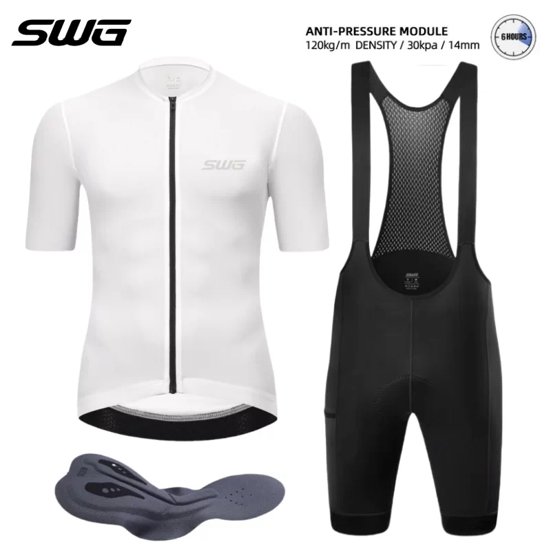 Quần đạp xe SWG Mingsheng, quần đạp xe đường trường, quần đạp xe ngắn co giãn cao, thoáng khí, chuyên nghiệp, unisex.