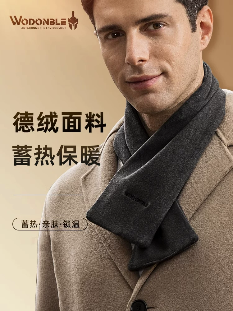 Khăn quàng cổ giữ nhiệt cho nam và nữ, bảo vệ cổ đa năng ấm áp mùa thu đông, giữ ấm cổ màu trơn dày dặn cho mùa đông.