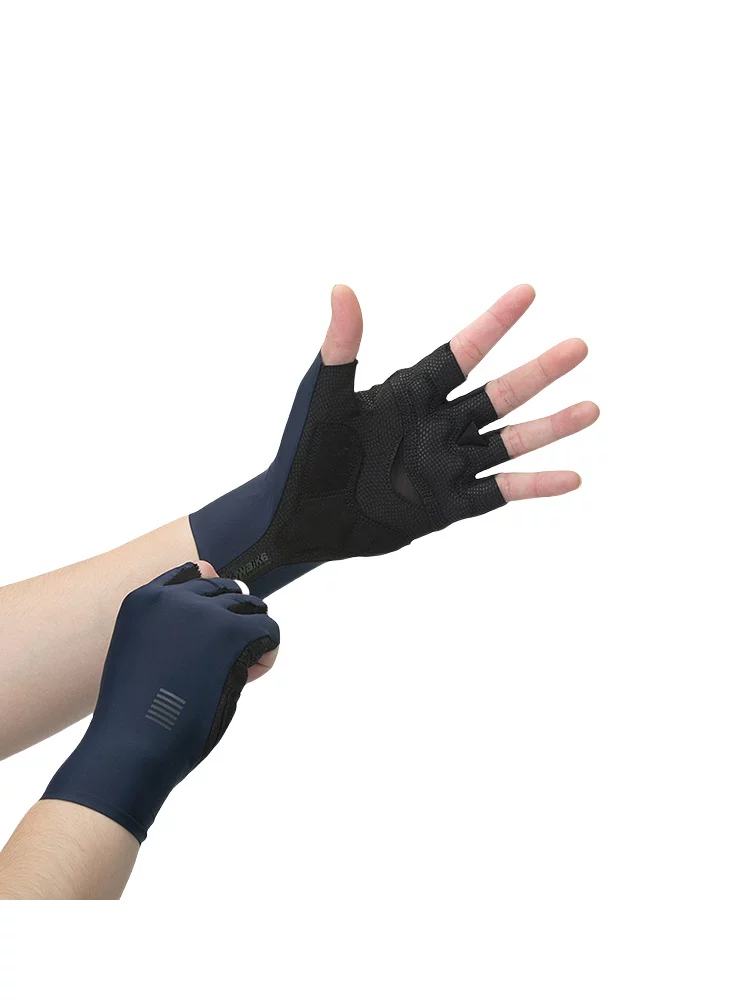 Găng tay đạp xe nửa ngón YKYWBIKE dành cho nam và nữ, găng tay đạp xe mùa hè dành cho xe đạp đường trường và xe đạp leo núi, thiết bị thoáng khí và hấp thụ sốc