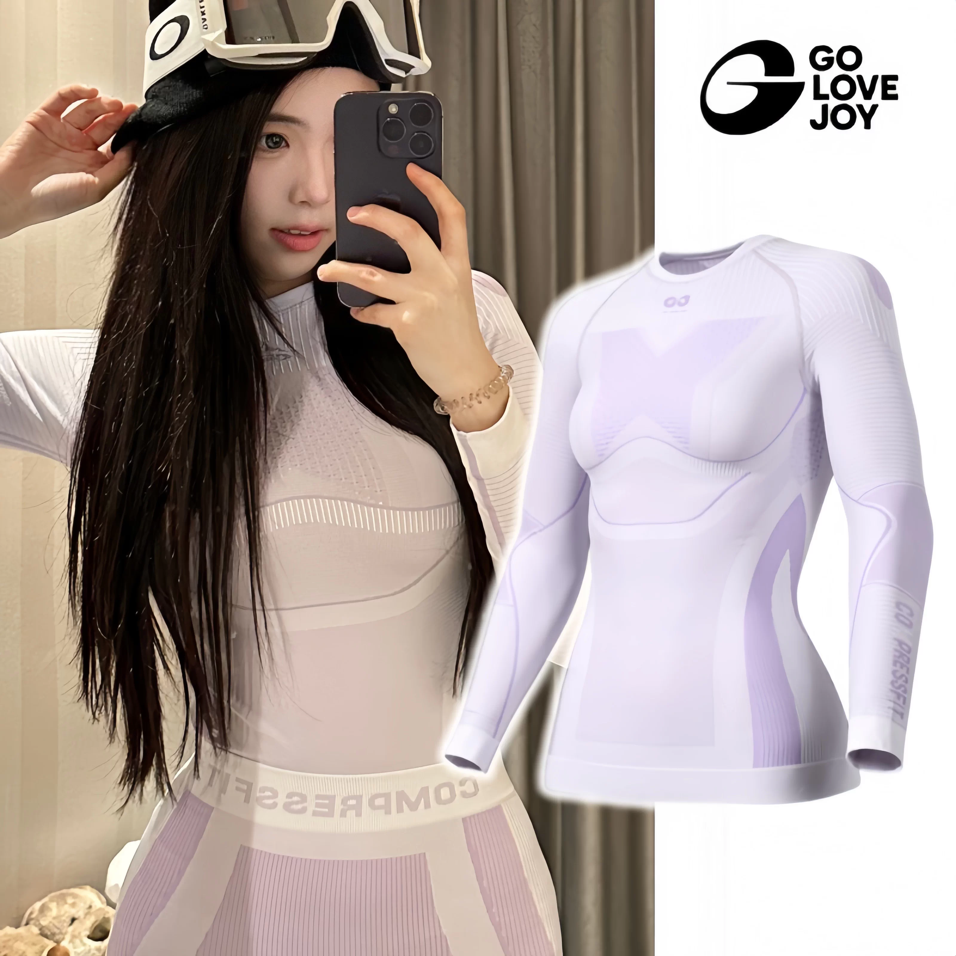 Bộ đồ giữ nhiệt nhanh khô, nén ép, dùng cho trượt tuyết, dành cho nam và nữ, mẫu mới 2025, chất liệu thoáng khí, đồ lót thể thao chức năng