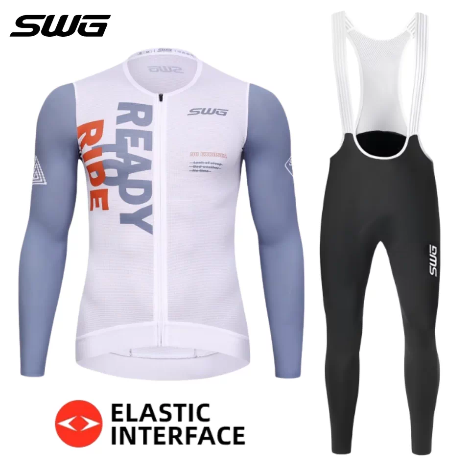Bộ đồ đi xe đạp đường trường dài tay mùa hè SWG Mingsheng, bộ đồ thoải mái và thoáng khí, bộ đồ đi xe đạp đường trường và leo núi