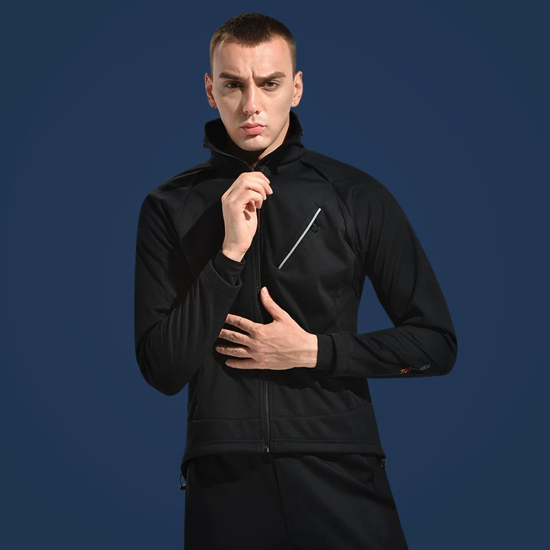 Áo khoác lông cừu đi xe đạp mùa thu đông Santic Quần áo đi xe đạp ấm áp chống gió thông thường Thích hợp cho -2 độ