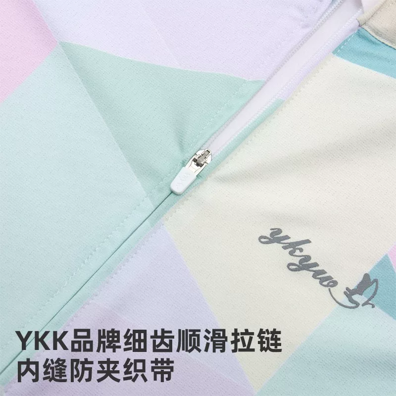 Áo thi đấu xe đạp tay ngắn kiểu thử thời gian YKYW dành cho nữ, mùa hè, xe đạp đường trường, 2 mẫu mới, thoáng khí, kiểu dáng khí động học