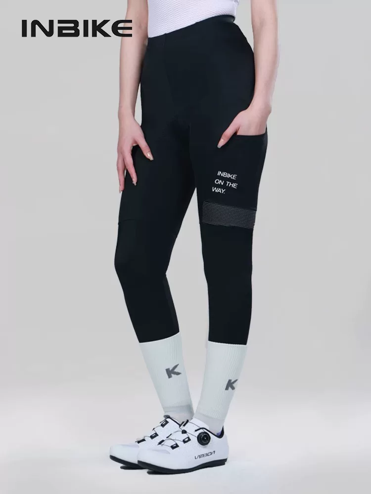 Quần đạp xe bib INBIKE hai đường may, mùa hè, dành cho xe đạp đường trường