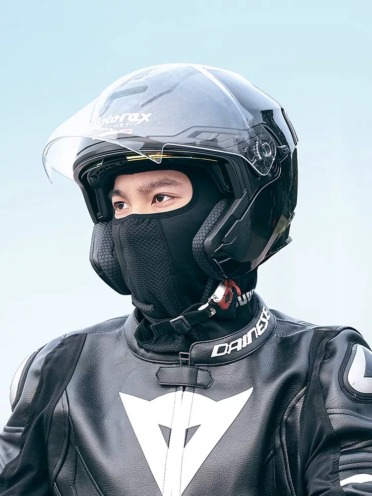 Mũ đội đầu Captain Tas dành cho nam, đồ bảo hộ đi xe máy mùa đông dành cho nữ, bảo vệ toàn mặt ấm áp, thiết bị đi xe chống mùi, mặt nạ chống gió đi xe máy.
