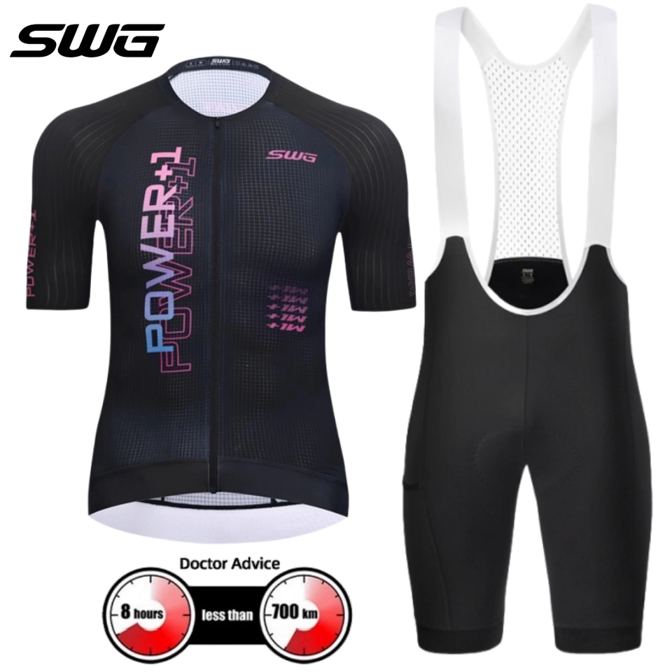 SWG Mingsheng mùa hè đi xe đạp jersey nam ngắn tay phù hợp với chất liệu thấm hút mồ hôi nhanh khô xe đạp đường núi xe đạp quần áo thiết bị