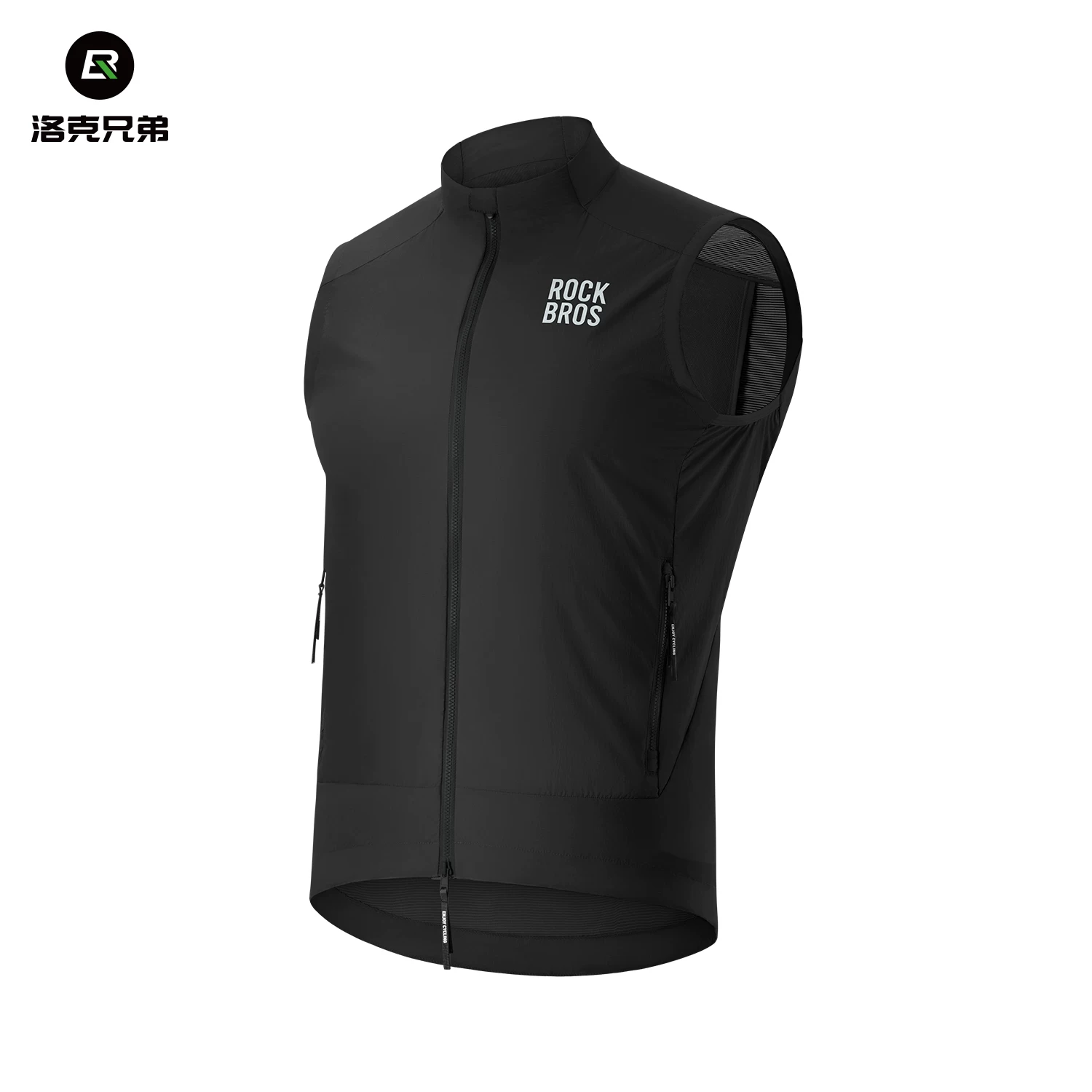 Rock Brothers áo chống gió đi xe đạp quần áo xe đạp đường bộ áo gió không tay unisex xuân hè thu