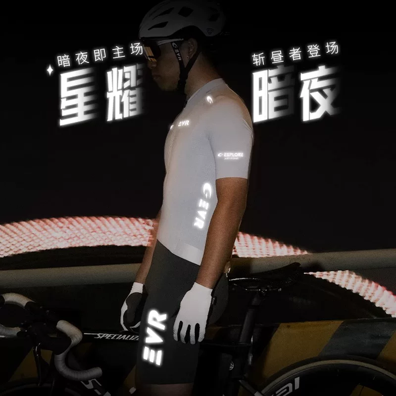 Quần đạp xe nam mùa hè, quần đạp xe đường trường liền thân, quần bib đạp xe thoáng khí, nhanh khô