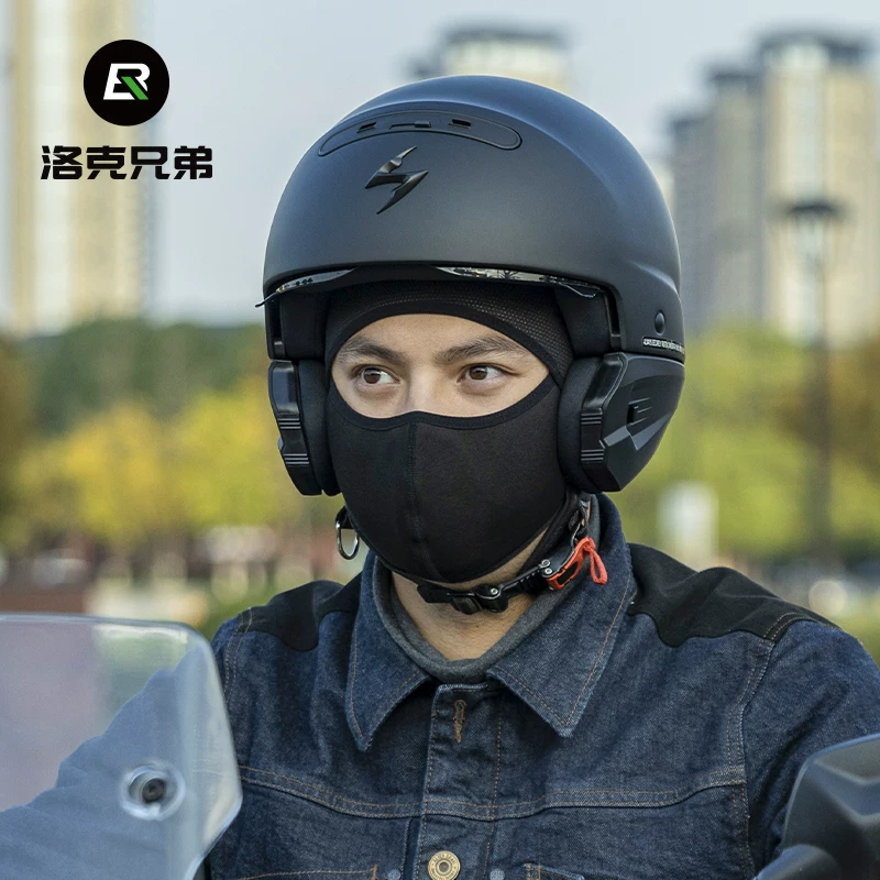 Khẩu trang mùa đông dành cho đi xe đạp, chống gió, lót lông cừu, mũ trùm đầu ấm áp, lớp lót mũ bảo hiểm, tấm bảo vệ mặt khi lái xe máy chống lạnh
