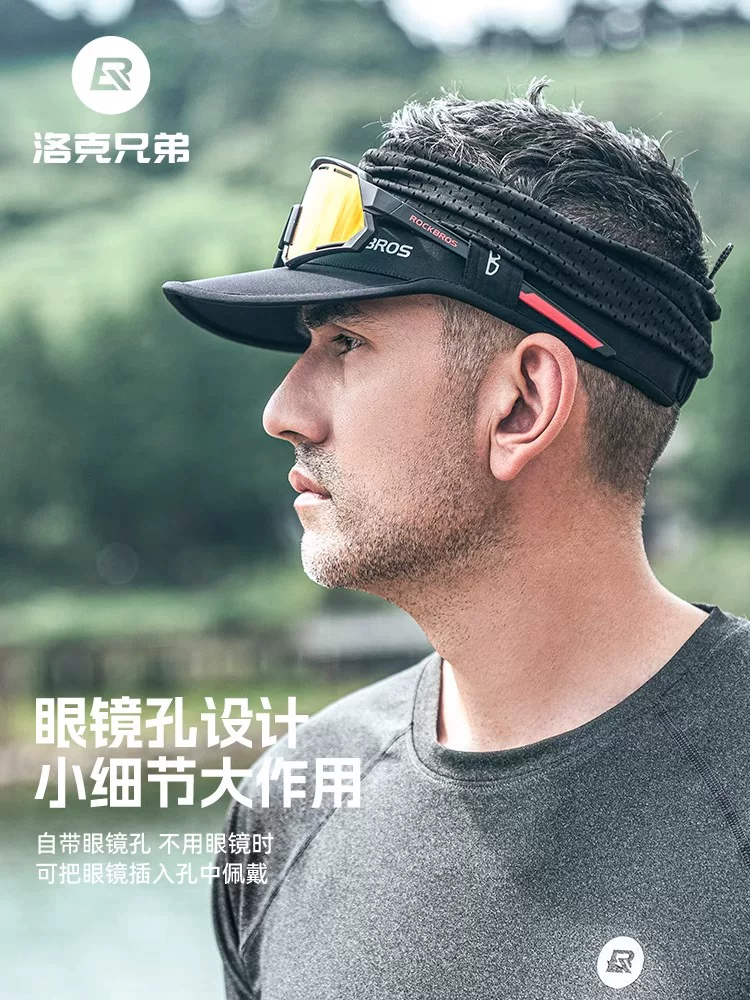 Mũ đi xe đạp Rock Brothers mũ bảo vệ chống nắng mũ mũ hở đầu dành cho nam và nữ mùa hè đường xe đạp leo núi chạy bộ