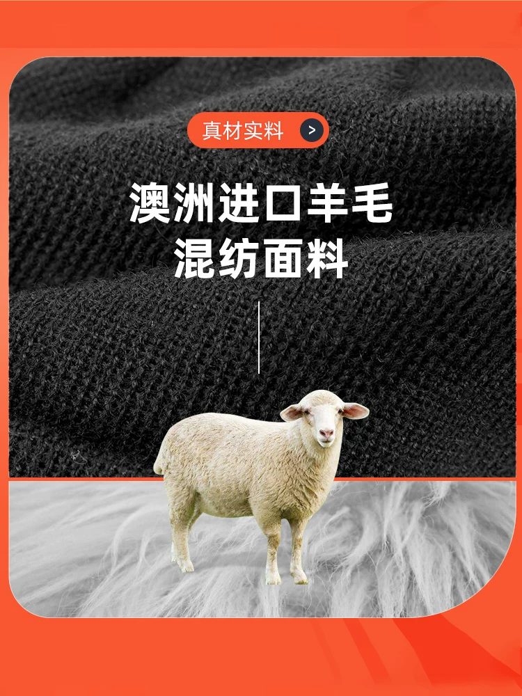 Mũ len nam mùa đông mũ len dệt kim chống lạnh mũ len cashmere dày dặn ấm áp mùa thu đông mũ nam