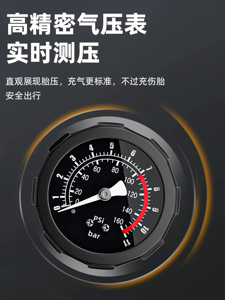 Máy bơm xe đạp Captain Tas, bơm hơi gia dụng, dùng pin điện, xe hơi, mới, thép không gỉ, ống hơi áp suất cao