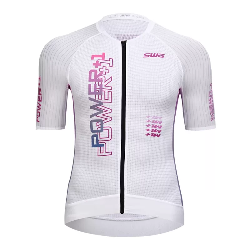 Áo thể thao đạp xe SWG Mingsheng dành cho nam, bộ đồ chuyên nghiệp, thoáng khí, thấm hút mồ hôi, quần đạp xe có dây đeo, áo ngắn tay ôm sát.