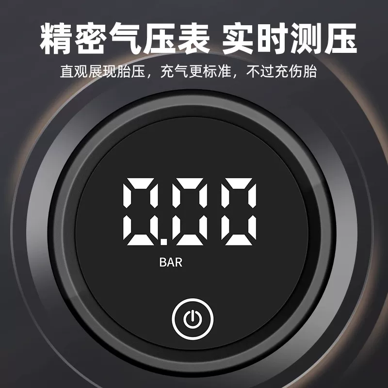 Máy bơm xe đạp Captain Tas, máy bơm khí áp suất cao, máy bơm điện cho xe điện, ống hơi đa năng, di động