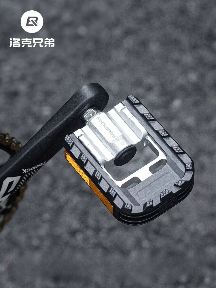 Rock Brothers bàn đạp xe đạp gấp có thể tháo rời nhanh chóng xe đạp leo núi hợp kim nhôm bàn đạp xe đạp mang bàn đạp xe đạp chống trượt