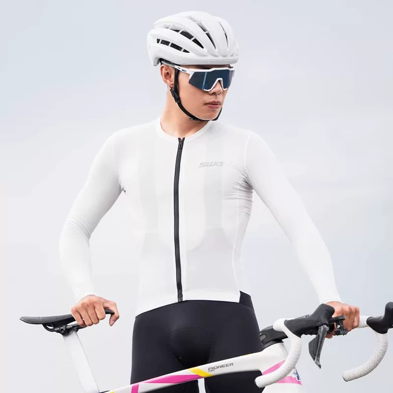 Áo thể thao đạp xe leo núi dài tay, nhanh khô, thoáng khí SWG Mingsheng mùa xuân hè dành cho nam