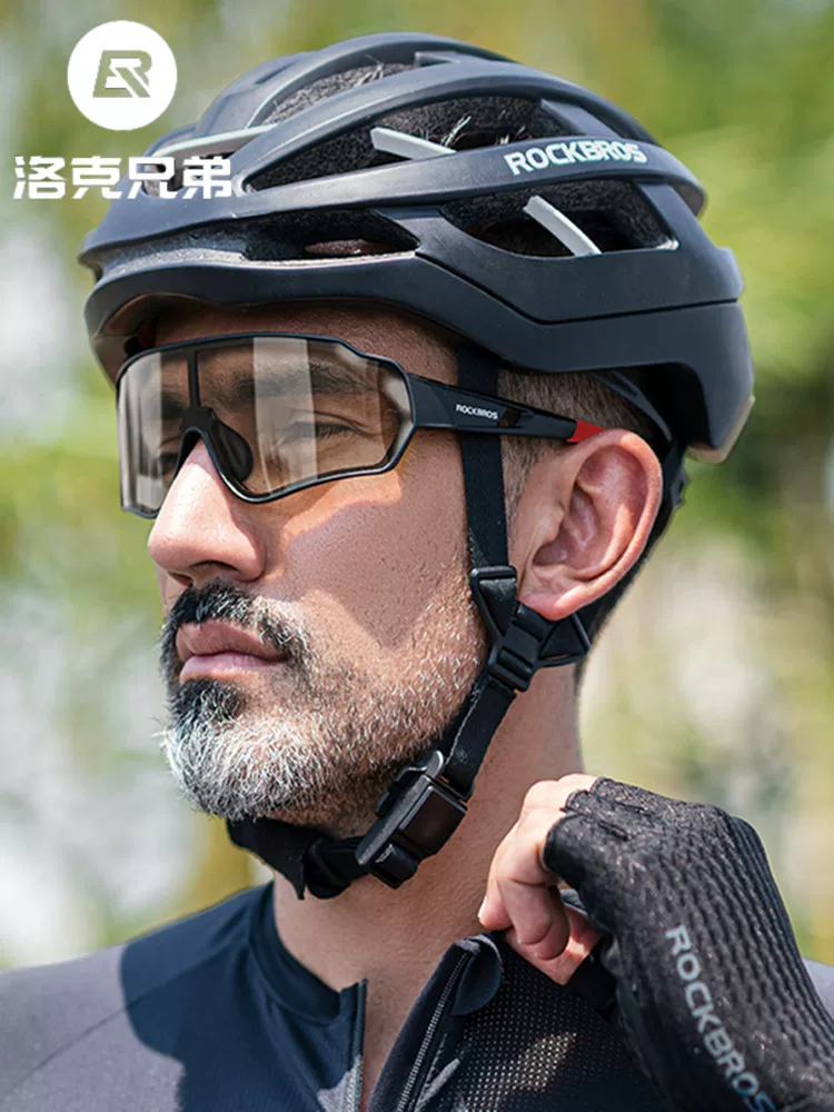 Kính đi xe đạp Rock Brothers dành cho người cận thị, kính bảo hộ xe đạp đường trường chuyên nghiệp, sử dụng kép ngày và đêm, kính đổi màu, chống gió