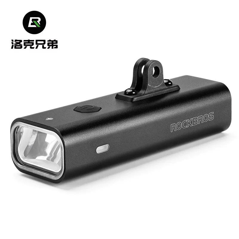 Đèn trước xe đạp Rock Brothers để đi xe đạp ban đêm, đèn pin mạnh, có thể sạc lại bằng USB, dành cho xe đạp leo núi và xe đạp đường trường.