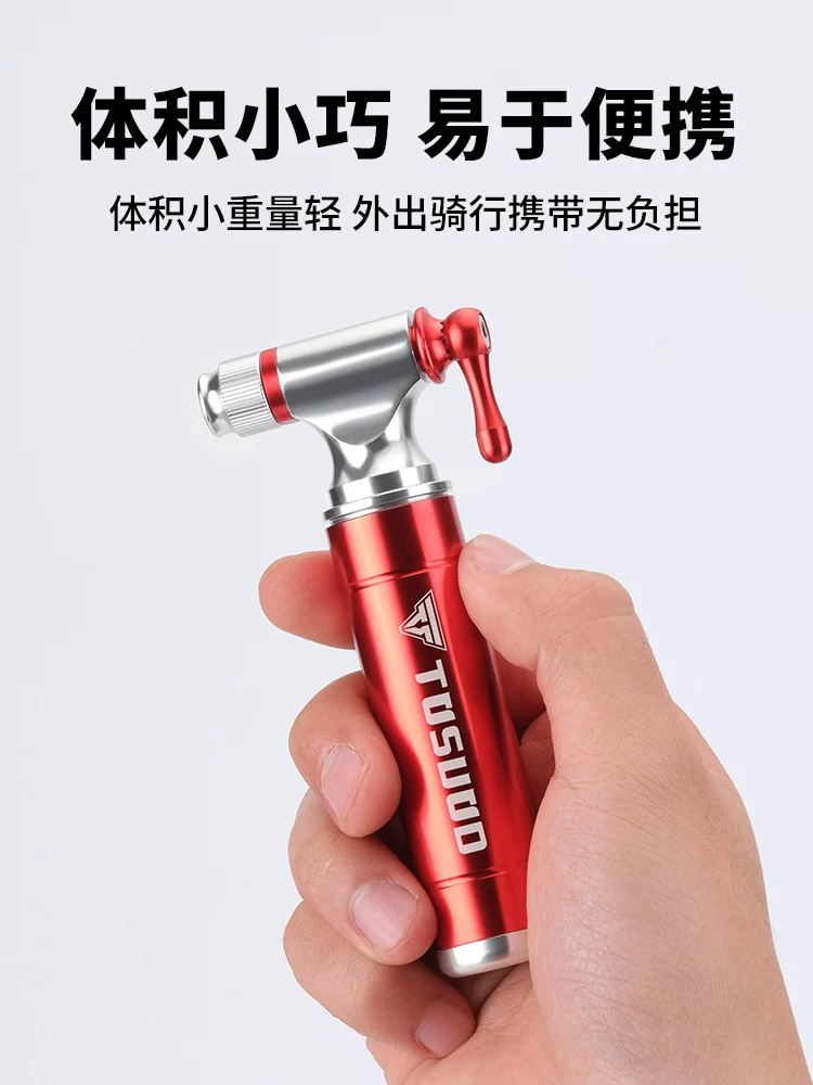 Bình CO2 Captain Tas, bình bơm xe đạp nhanh, bình khí CO2 cho xe đạp leo núi, thiết bị bơm khí di động