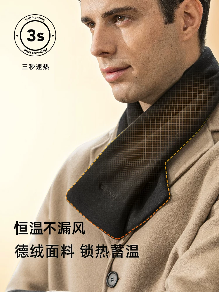 Khăn quàng cổ giữ nhiệt cho nam và nữ, bảo vệ cổ đa năng ấm áp mùa thu đông, giữ ấm cổ màu trơn dày dặn cho mùa đông.