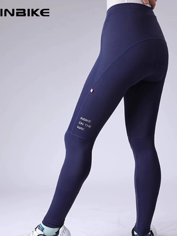 Quần đi xe đạp INBIKE mỏng đôi mũi tên quần dài nữ chuyên nghiệp mùa xuân hè xe đạp đường bộ quần đi xe đạp quần yếm