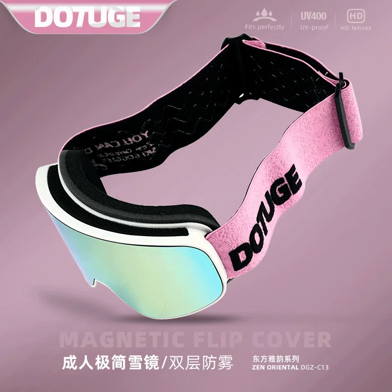 Kính trượt tuyết, kính trượt tuyết hình trụ chống sương mù dành cho nam và nữ, kính leo núi, kính leo núi trên tuyết, kính trượt tuyết theo toa, ngoài trời