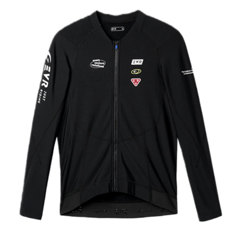 Áo thun đi xe đạp lông cừu mùa thu đông tiêu chuẩn EVR dành cho nam giới ấm áp chống gió xe đạp đường trường thiết bị đi xe đạp hàng đầu ASC