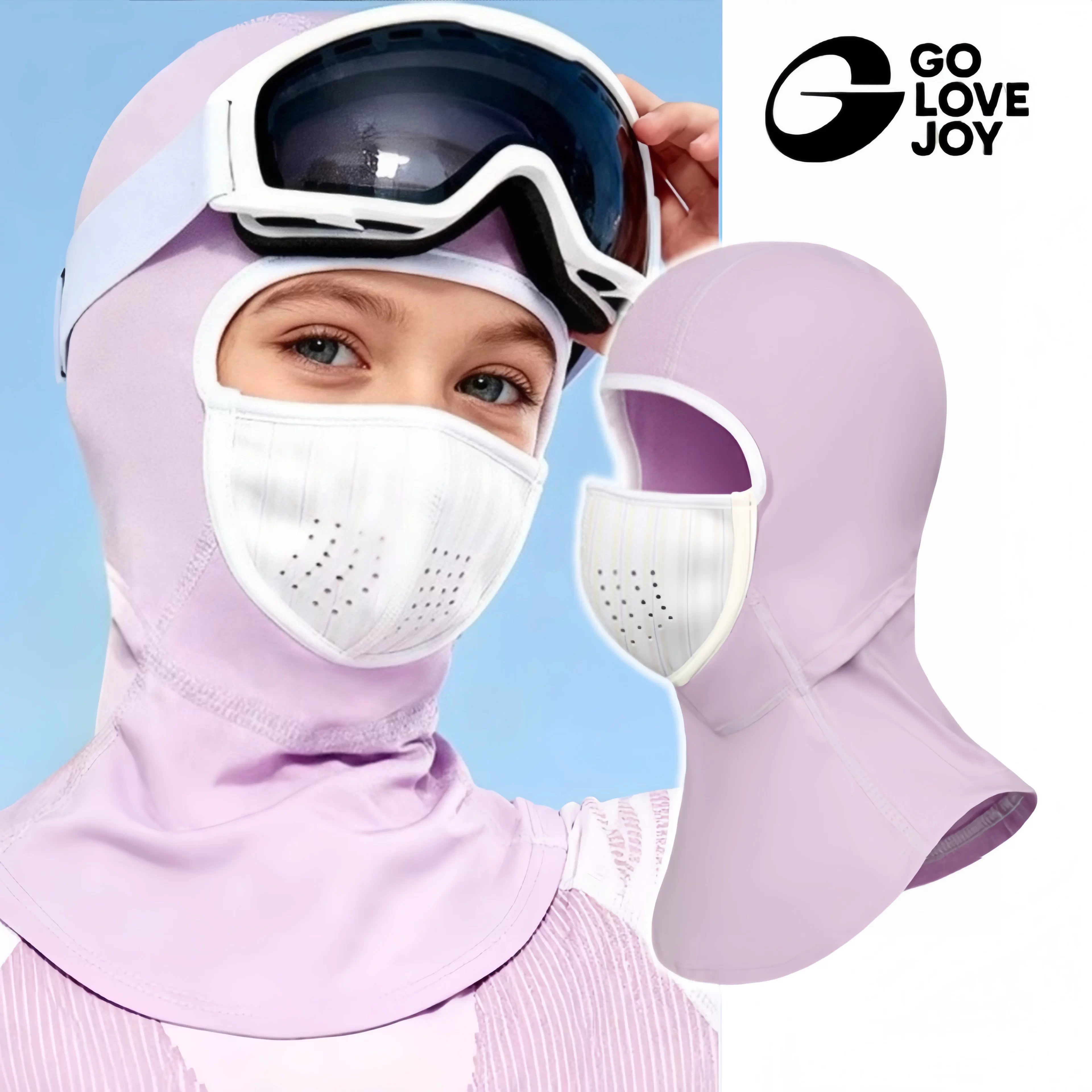 Mặt nạ trượt tuyết trẻ em, mặt nạ bảo vệ mặt trượt tuyết nam châm, dành cho người lớn, chống gió, giữ ấm, thoáng khí, mùa đông, trượt ván trên tuyết, mũ trùm đầu trượt tuyết ngoài trời
